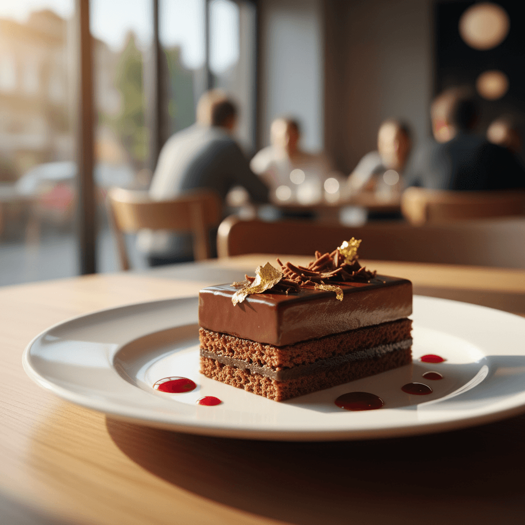 Indulgent chocolate dessert creation