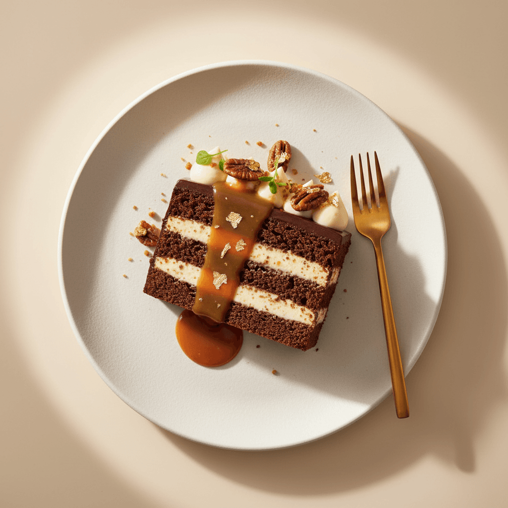 Signature dessert at The Kaffee