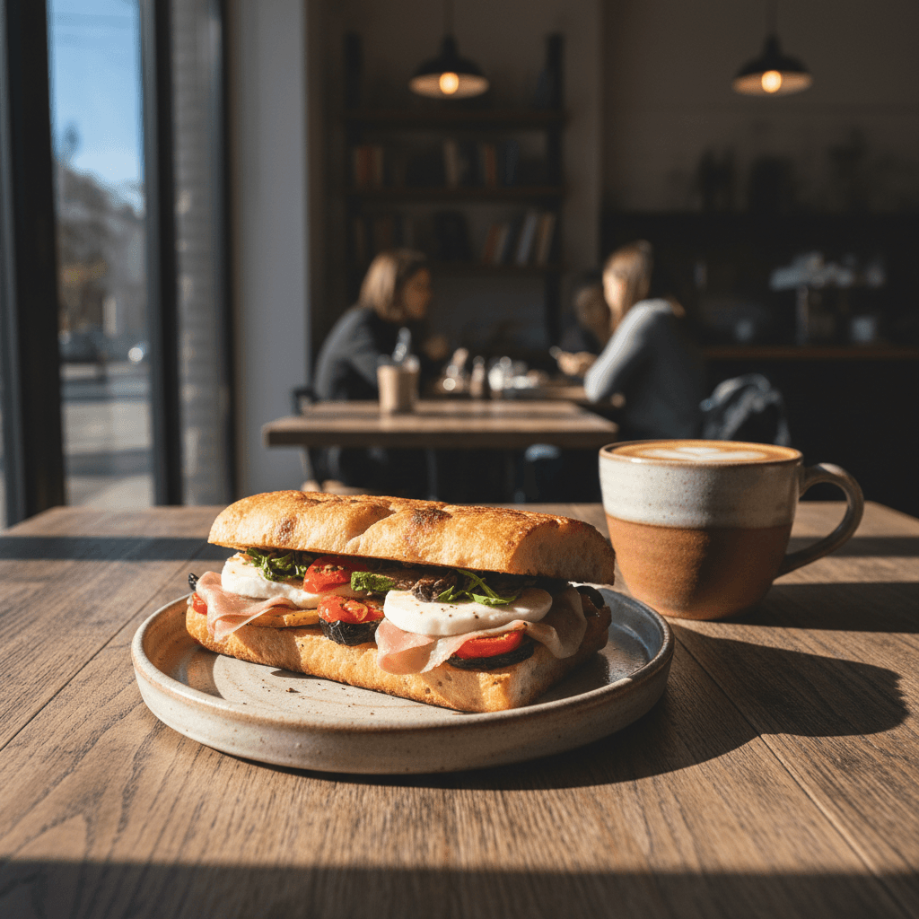 Light bite and coffee pairing